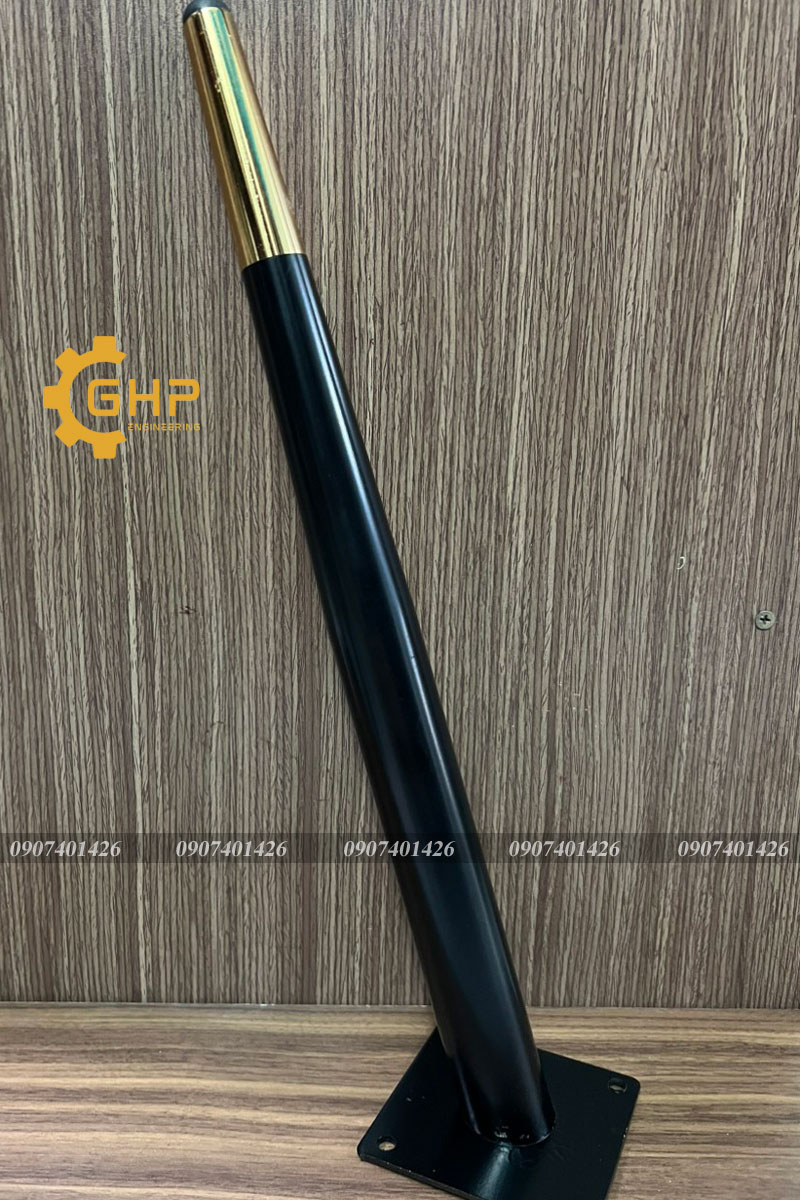 Chân bàn ghế sơn bọc đồng 60cm